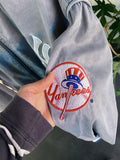 Vintage 90s Rare Campri TeamLine New York Yankees Satin MLB Jacket
