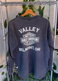 Vintage 1996 Harley Davidson Belmont Ohio Eagle Long Sleeve T-shirt