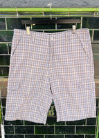 Vintage Back Bay Plaid Cargo Shorts