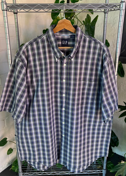 Vintage GAP Plaid Button Up Shirt