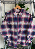 Vintage 90s Flano Plaid Jacket