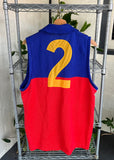 Vintage 1980s Fitzroy Football Club Rare Knit #2 by Sherwood Royal Footy Jersey Guernsey