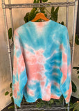 Vintage 1994-1995 Nebraska Huskers National Champs Tie Dye Jumper