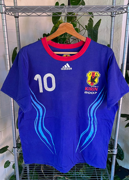Vintage Adidas 2007 Japan Football Reversible T-shirt
