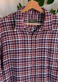 Vintage 90s Ralph Eton Plaid Flanno Button Up Shirt