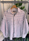 Vintage 90s No Fear Flano Plaid Button Up Shirt