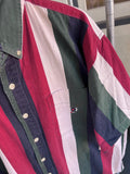 Vintage 90s Coliseum Striped Button Up Shirt