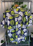 Vintage 90s Quiksilver Hawaiian Button Up Surf Shirt