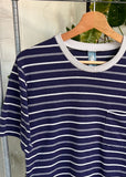 Vintage 80s Striped Pocket T-shirt