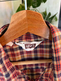 Vintage 1978 Levi’s Plaid Button Up Shrit