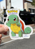 Vintage 1999 Nintendo Pokémon Original x13 Big Vinyl Sticker Lot