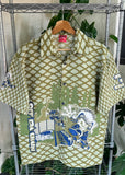 Vintage Y2K No Rules Button Up Shirt