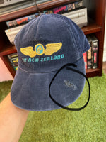 Vintage 90s Corduroy Air New Zealand Hat