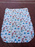 Vintage 1980 The Smurfs BP Bed Sheet