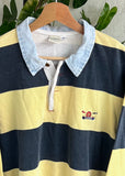 Vintage 90s Carbine Striped Rugby Polo Jumper