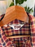 Vintage 1978 Levi’s Plaid Button Up Shrit