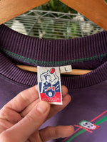 Vintage 1990s Fremantle Dockers Rare AFL Embroidered Crewneck Jumper