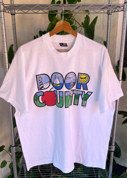 Vintage 90s Door Country Art T-shirt