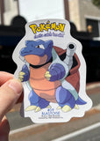 Vintage 1999 Nintendo Pokémon Original x13 Big Vinyl Sticker Lot