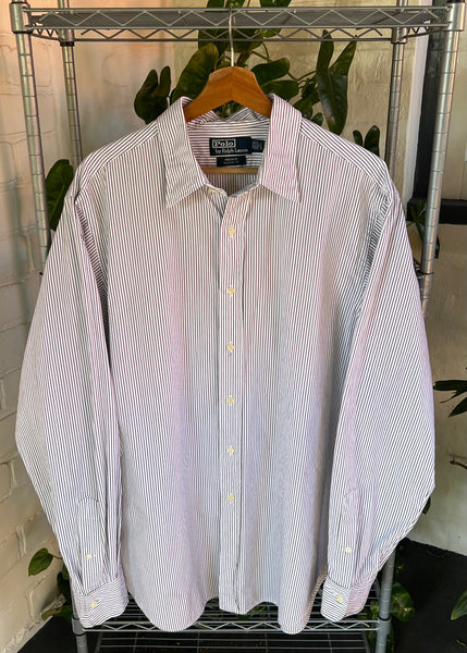 Vintage Polo Ralph Lauren Striped Button Up Shirt