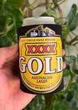 Vintage 90s XXXX Gold Beer Stubby Holder