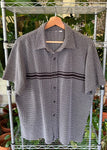 Vintage Y2K Knit Short Sleeve Button Up