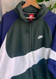 Vintage Y2K Nike Big Swoosh 1/3 Zip Jacket
