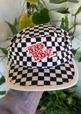 Vintage Vans x Bones Brigade 2012 Skateboarding Rare Checkered Painters Hat