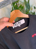 Vintage Comme Des Garçons CDG Play Double Red Heart T-shirt