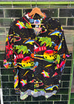 Vintage 1990s Planet Hollywood ‘Cosmic Surfer’ Rare Rayon Button Up Shrit