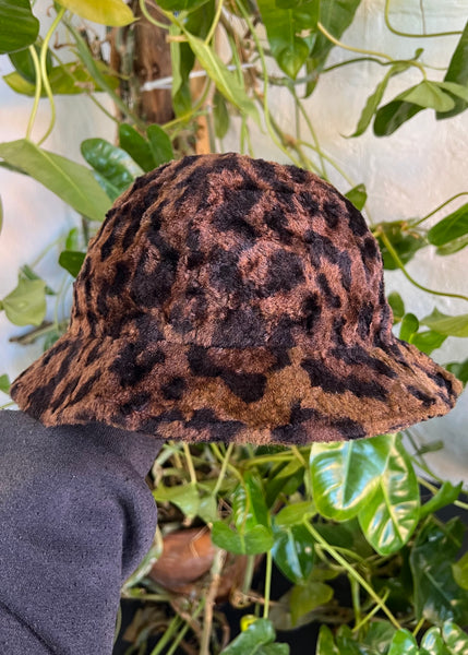 Vintage 90s Moschino Furry Bucket Hat