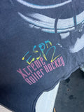 Vintage 90s ESPN2 Xtreme Roller Hockey Rare AOP Faded T-shirt