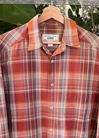 Vintage 90s Country Road Plaid Button Up Shirt