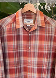 Vintage 90s Country Road Plaid Button Up Shirt