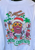 Vintage 1987 California Raisins Christmas Jumper