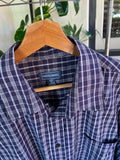 Vintage Tweed River Plaid Button Up Shirt