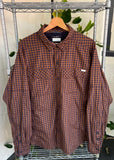 Vintage Columbia Plaid Long Sleeve Button Up Shirt