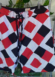 Vintage Y2K RedSand Diamonds Boardshorts