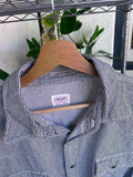 Vintage Tom Jeans Union Made Striped Button Up Shirt