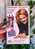 Vintage 1999 Never Been Kissed VHS Video Tape