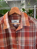 Vintage 90s Country Road Plaid Button Up Shirt