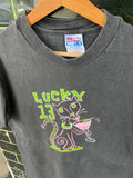 Vintage 90s Lucky 13 San Francisco Cat T-shirt