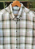 Vintage Lacoste Plaid Button Up Shirt