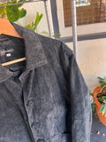 Vintage 90s Expedition Suede Parka Jacket