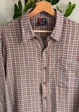 Vintage 90s Mark Elliot Plaid Button Up Shirt