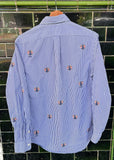 Vintage Ralph Lauren P.R.L. Crested Button Up