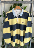 Vintage 90s Carbine Striped Rugby Polo Jumper