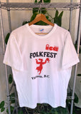 Vintage 80s Folk Fest ICA T-shirt