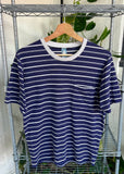 Vintage 80s Striped Pocket T-shirt