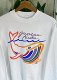 Vintage 90s Alaska Whale Jumper